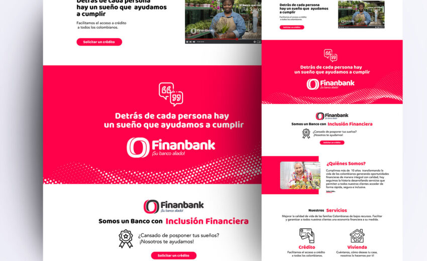 Diseño Web UI Finanbank